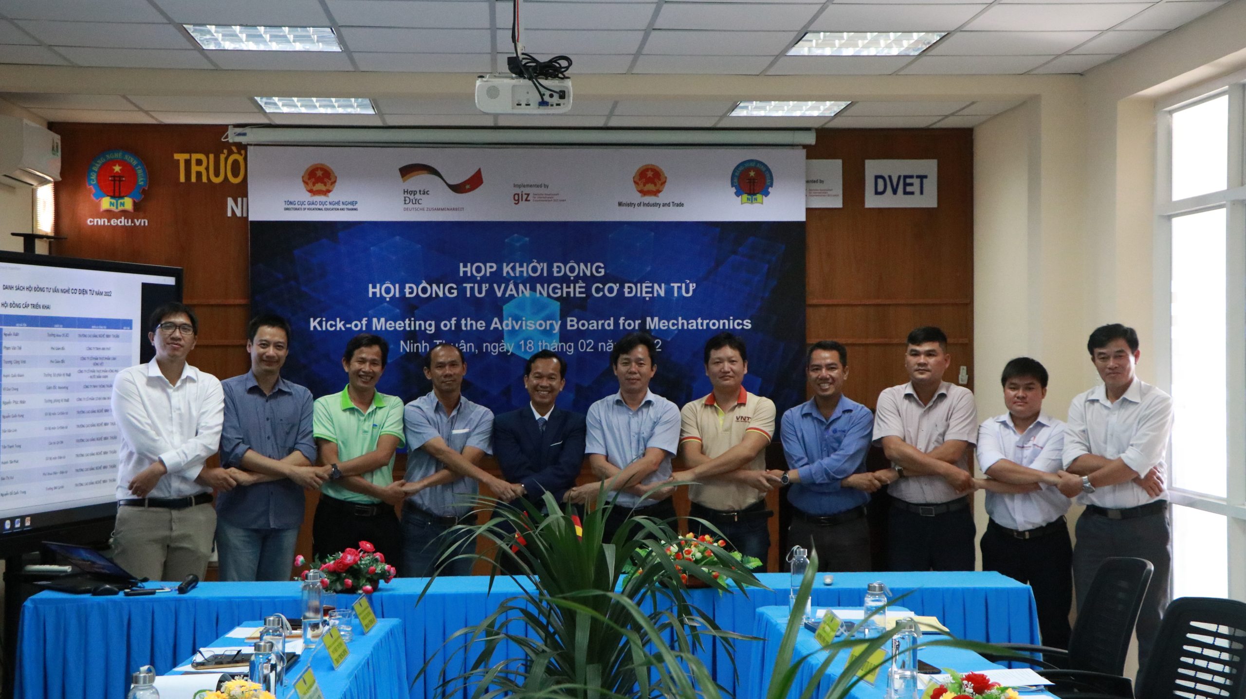 Signing the Memorandum of Understanding (MoU) between NTVC and partner enterprises