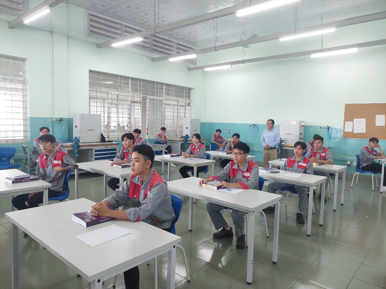 The Final Exam Part 1 of the Mechatronics occupation was organised at ...
