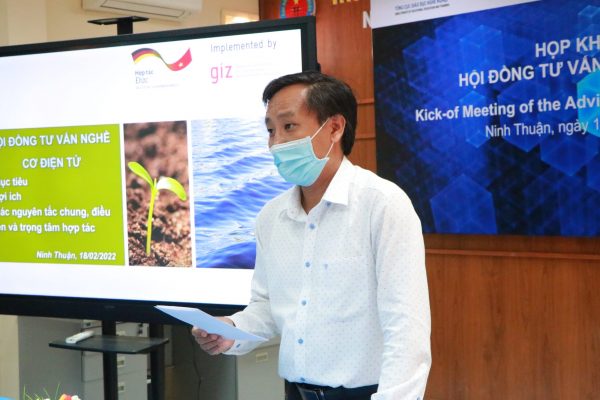 Mr. Tran Trung Dung – Vice Rector of NTVC presents the institution of the IAB for Mechatronics