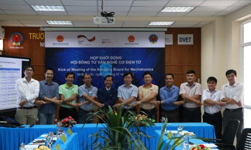 Signing the Memorandum of Understanding (MoU) between NTVC and partner enterprises