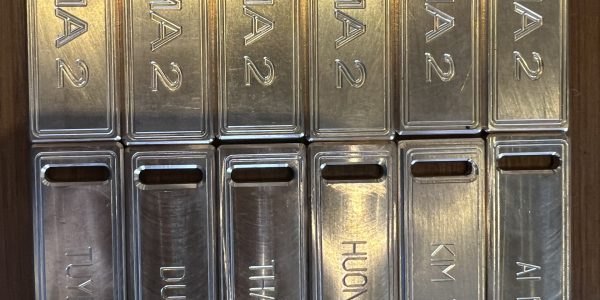 Female students could produce a key chain on CNC milling machines with their name engraved as personal gift.