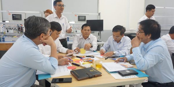 Participants discussed upcoming in-company training plans