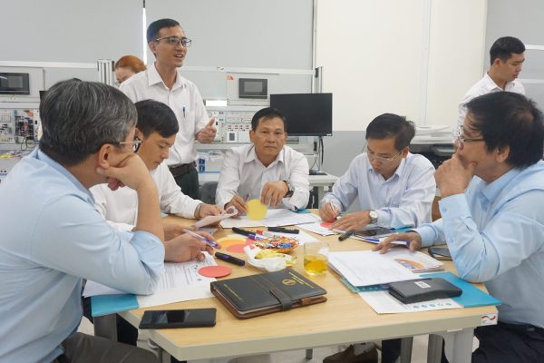 Participants discussed upcoming in-company training plans