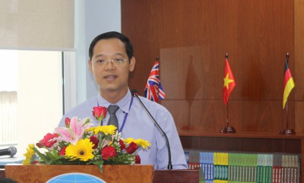 Dr Truong Anh Dung – Deputy General Director of the General Directorate of Vocational Training delivers the opening remarks