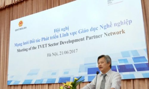 Dr Nguyen Hong Minh highlights the priorities of GDVT in the current reform process of the TVET system