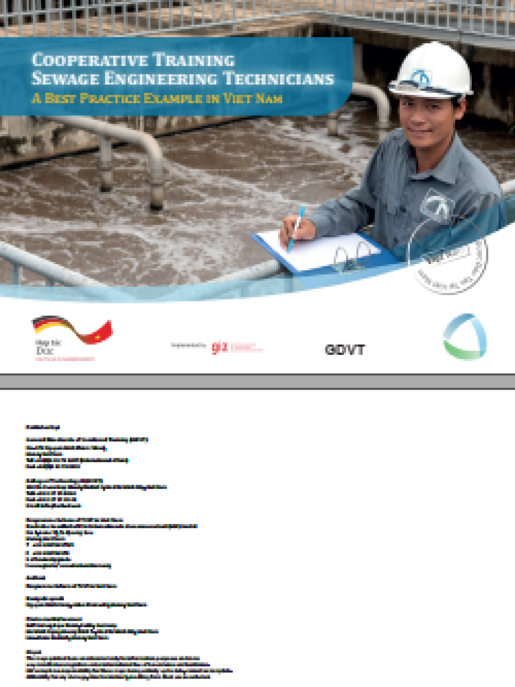 Cooperative Training Sewage Cooperative Training Sewage