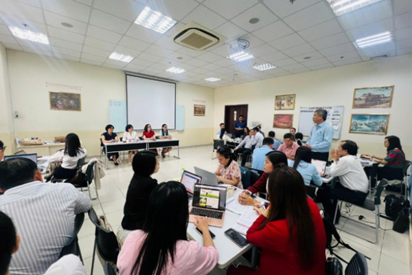 Overview of the training workshop at Ton Duc Thang University