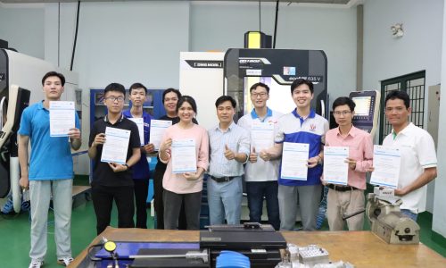 Participants received certificates as proof of their newly gained competencies.
