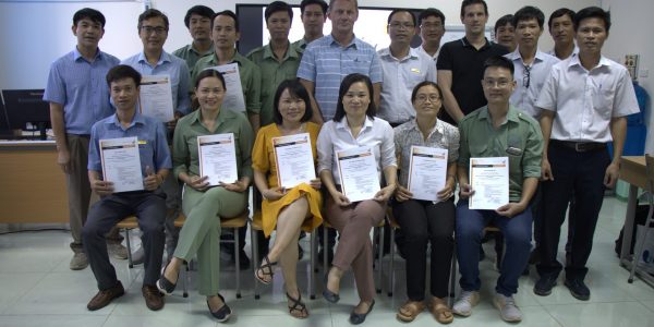 All participants received certificates at the end of the course