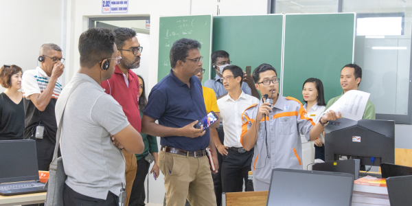 Field visit to the College of Machinery and Irrigation (VCMI)