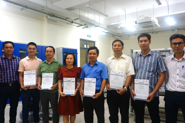 VCMI teachers were awarded certificates upon completion of the course