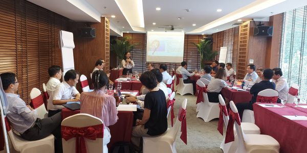 Overview of the workshop "Conflict management for leaders of TVET Institutes" held in Ho Chi Minh City
