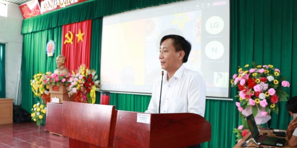 Mr. Tran Trung Dung – Vice Rector of NTVC is giving the opening speech