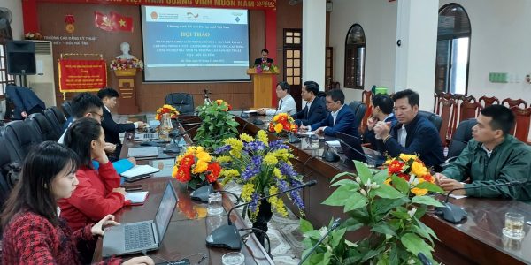Mr. Nguyen Thanh Hai – Rector of An Giang Vocational college contributing ideas at the workshop