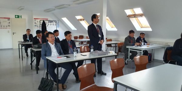 Participants during site visit to Nordost Ltd., Co. in Magdeburg