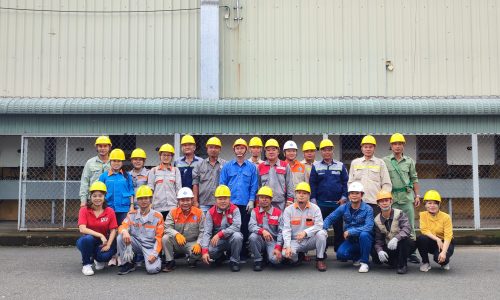 Field trip to an actual solar PV system in AGTEX Long Binh Industrial Park in Bien Hoa City, Dong Nai Province.