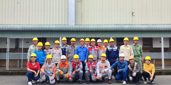 Field trip to an actual solar PV system in AGTEX Long Binh Industrial Park in Bien Hoa City, Dong Nai Province.